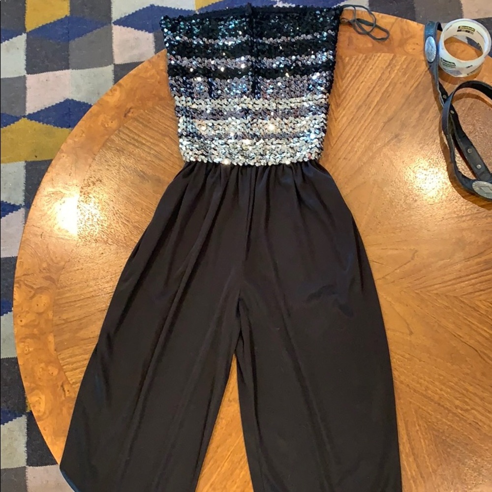 Strapless Sequence Romper - Picture 3 of 3